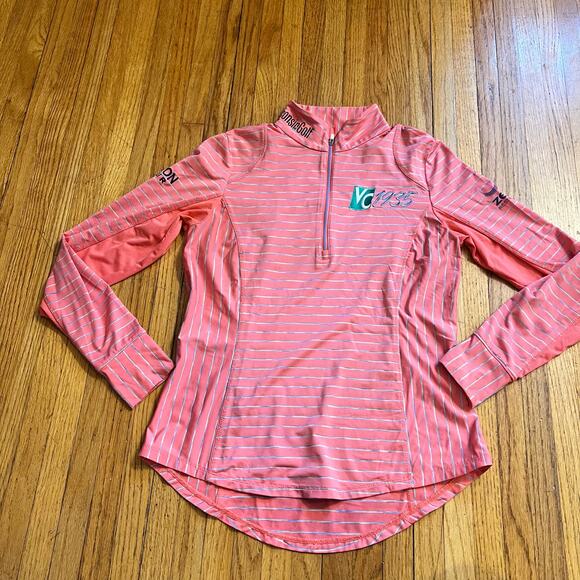 Zero Restriction Shirt Womens Medium Quarter Zip Performance Golf Pink Qzip - Picture 1 of 9